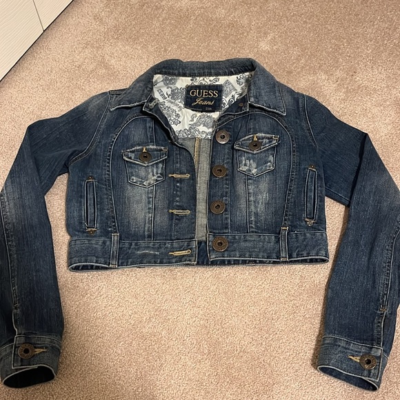 Guess medium cropped jean jacket - Picture 2 of 2